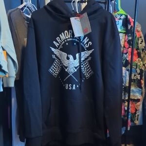 Armory USA Black Hoodie for Men